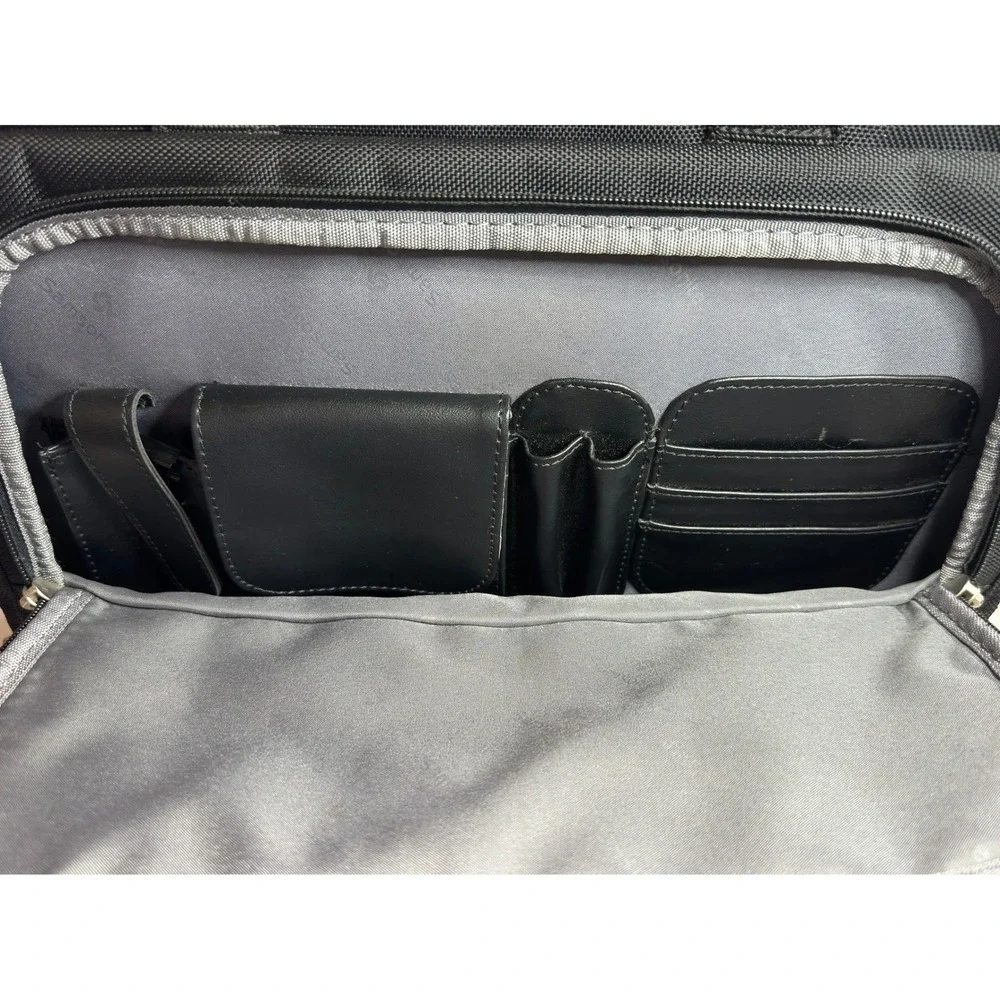 Samsonite Rolling Laptop Briefcase Black Wheeled Business Bag Carry On‎ Tote